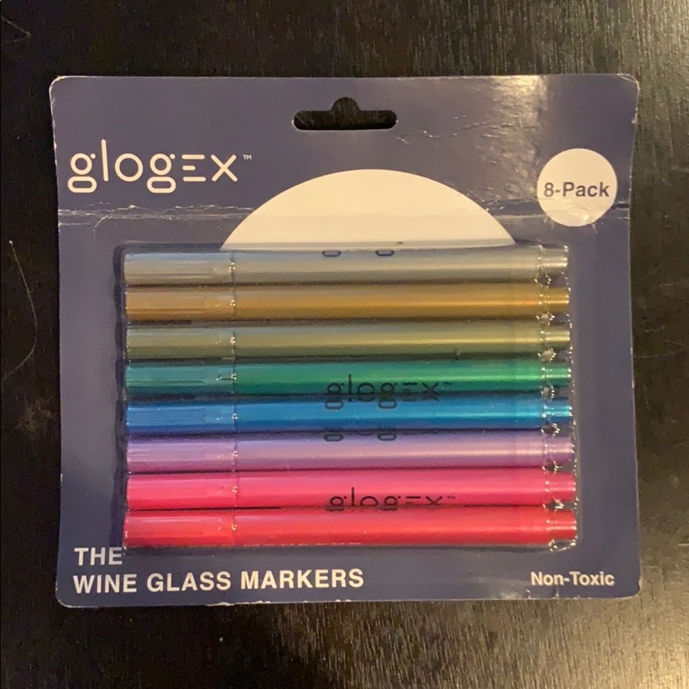 Brand new, never used wine glass markers